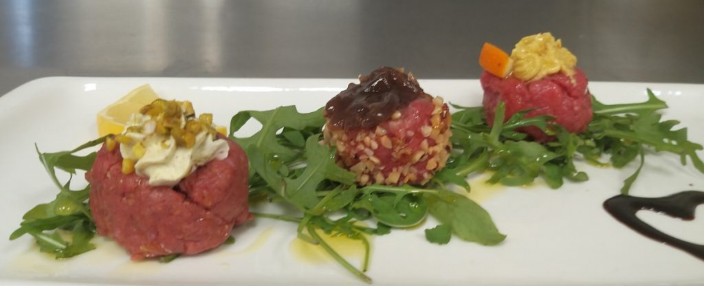 Tris di tartare gourmet